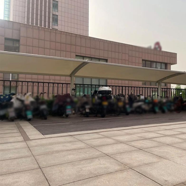 大兴安岭膜结构电动车棚