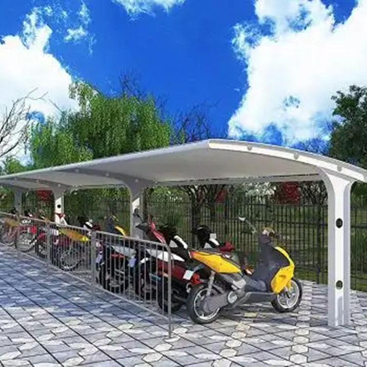 大兴安岭膜结构电动车棚